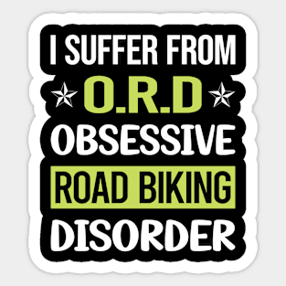 Obsessive Love Road Biking Sticker